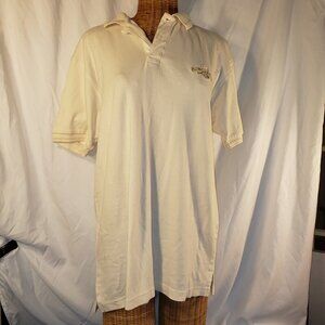 Destination Gear Men's Singapore Cream Short Sleeve Golf Polo Shirt, Size L